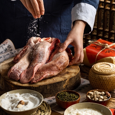 四川特产腌制酱猪舌酱油肉风干肉下酒...